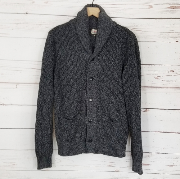 Faherty | Charcoal Gray Marled Cardigan NWOT - Picture 2 of 6